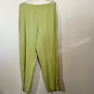 Tommy Bahama Womens size 2, lime green pants crop vintage.